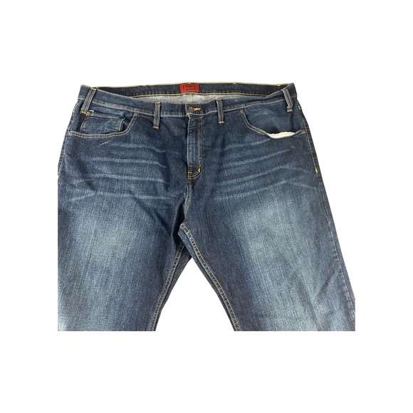 Foundry Flex Denim Jeans Men Size 48x29 Straight Leg Blue Wash - Picture 2 of 8